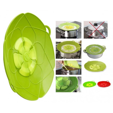 Кришка-невикипайка Spill Stopper силіконова ∙ Силіконова кришка Spill Stopper невикипайка 29 см - мініатюра 4