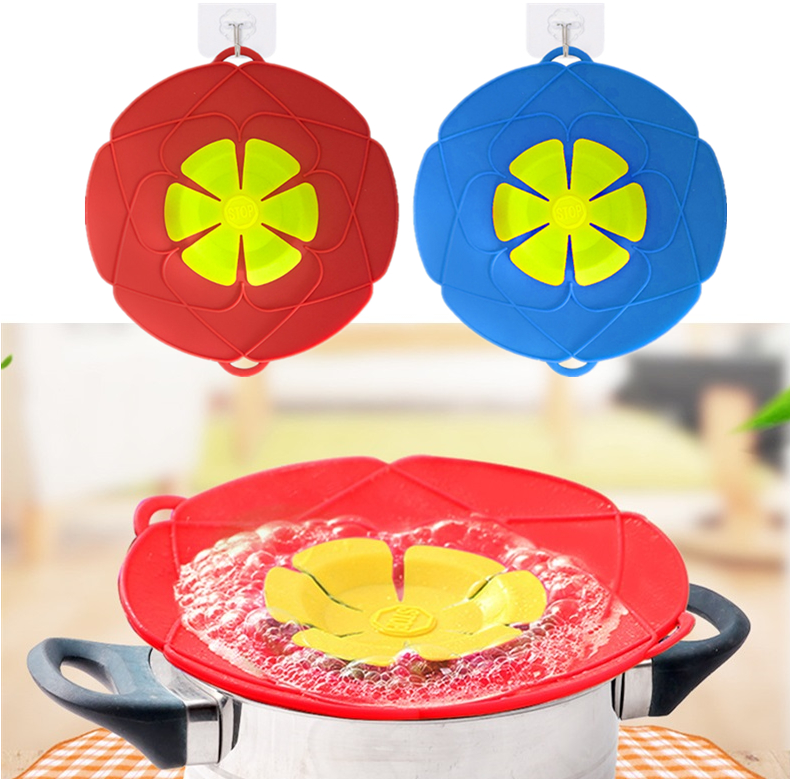 Кришка-невикипайка Spill Stopper силіконова ∙ Силіконова кришка Spill Stopper невикипайка 29 см - мініатюра 6