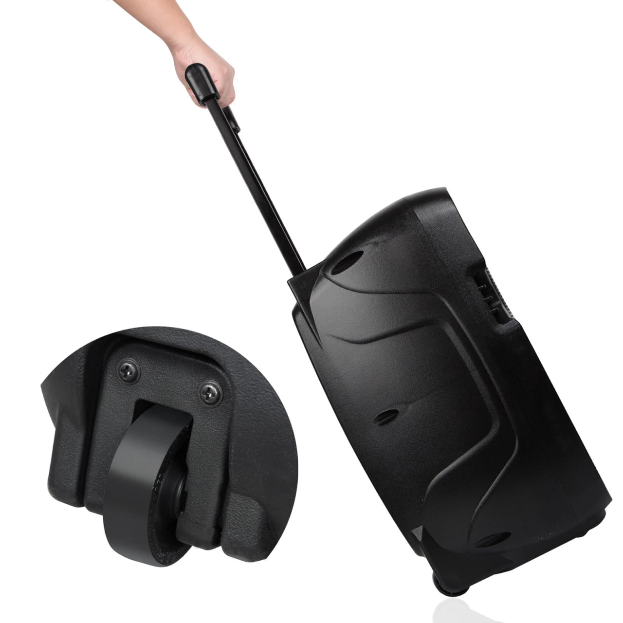 Колонка бездротова з підсвіткою та мікрофоном 6,5" ∙ Bluetooth-колонка з функцією караоке 6,5" - мініатюра 7