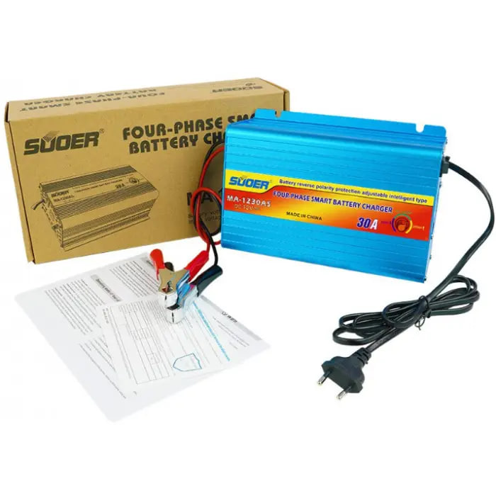 Зарядное устройство SUDER MA1230A 30A для аккумуляторов ∙ Автоматическое зарядное устройство SUDER MA1230A 30A