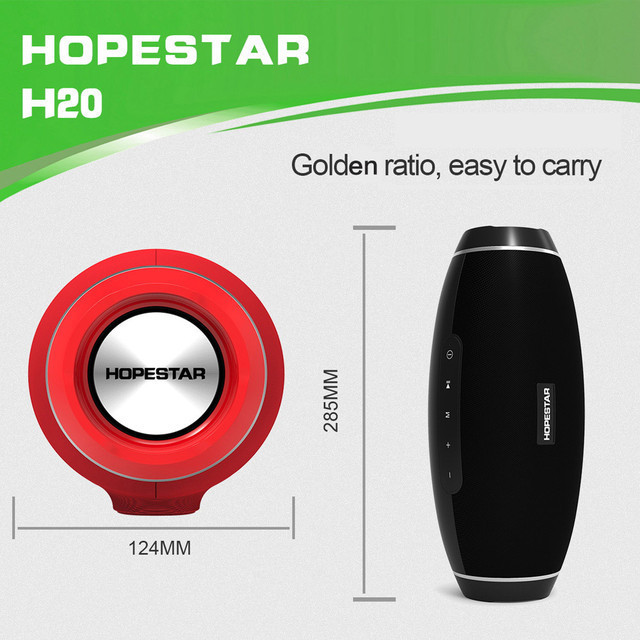 Бездротова портативна колонка Hopestar H20 Bluetooth - мініатюра 3
