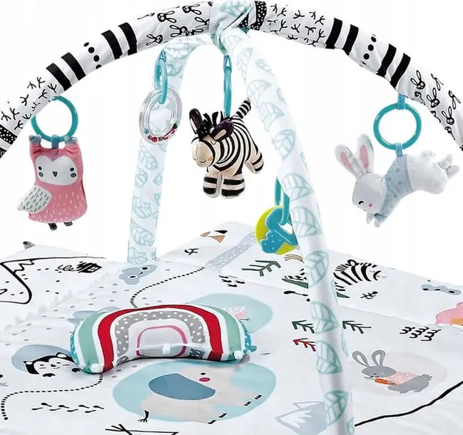 Розвиваючий ігровий кокон Wonder Toy з брязкальцями та м’ячиками ∙ Дитячий килимок з м’якими бортиками Wonder Toy - мініатюра 7