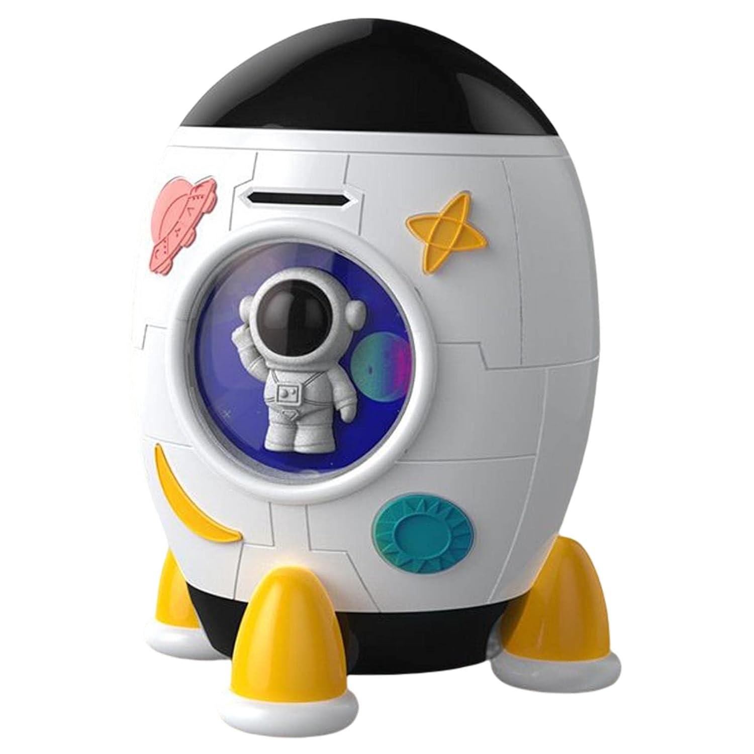 Сейф-скарбничка Ракета електронна музична 852A ∙ Дитячий електронний сейф-скарбничка у формі космічної ракети