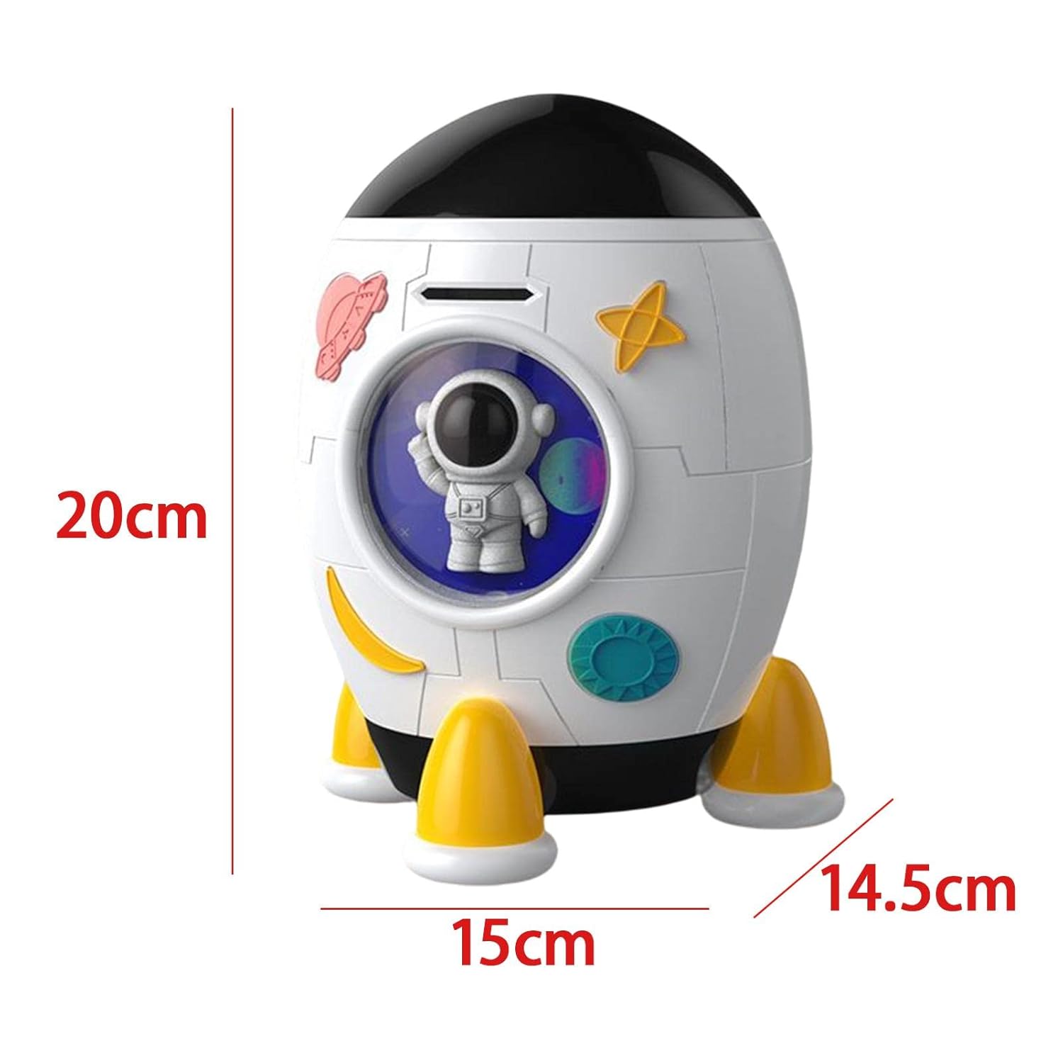 Сейф-скарбничка Ракета електронна музична 852A ∙ Дитячий електронний сейф-скарбничка у формі космічної ракети - мініатюра 6