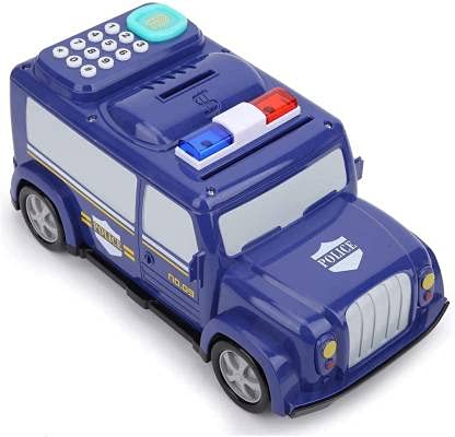 Сейф-скарбничка дитячий Машина поліції 589-13B ∙ Дитячий електронний сейф у вигляді поліцейського авто - мініатюра 5