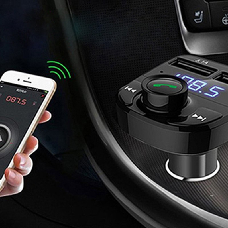 FM модулятор трансмітер в авто Car X8 MP3 - мініатюра 3