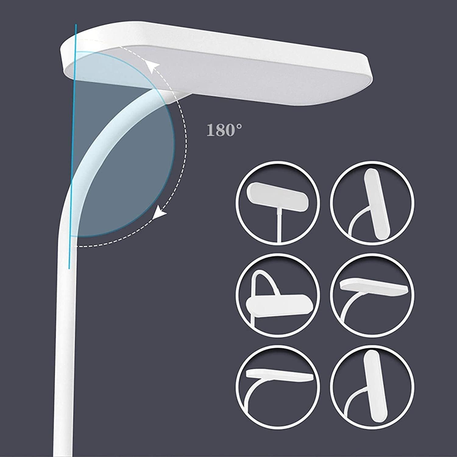 Сенсорна настільна LED-лампа DIGAD 1951 з регулюванням яскравості ∙ LED настільна лампа DIGAD 1951 з диммером та двома акумуляторами - мініатюра 4