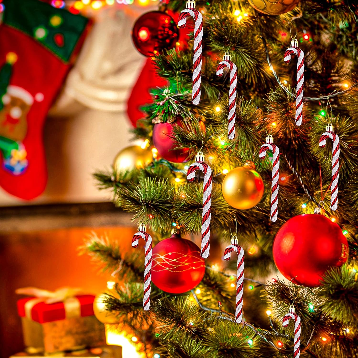 Світлодіодна гірлянда 3 м Льодяники для декору ∙ Гірлянда Льодяники 3 м теплий білий USB