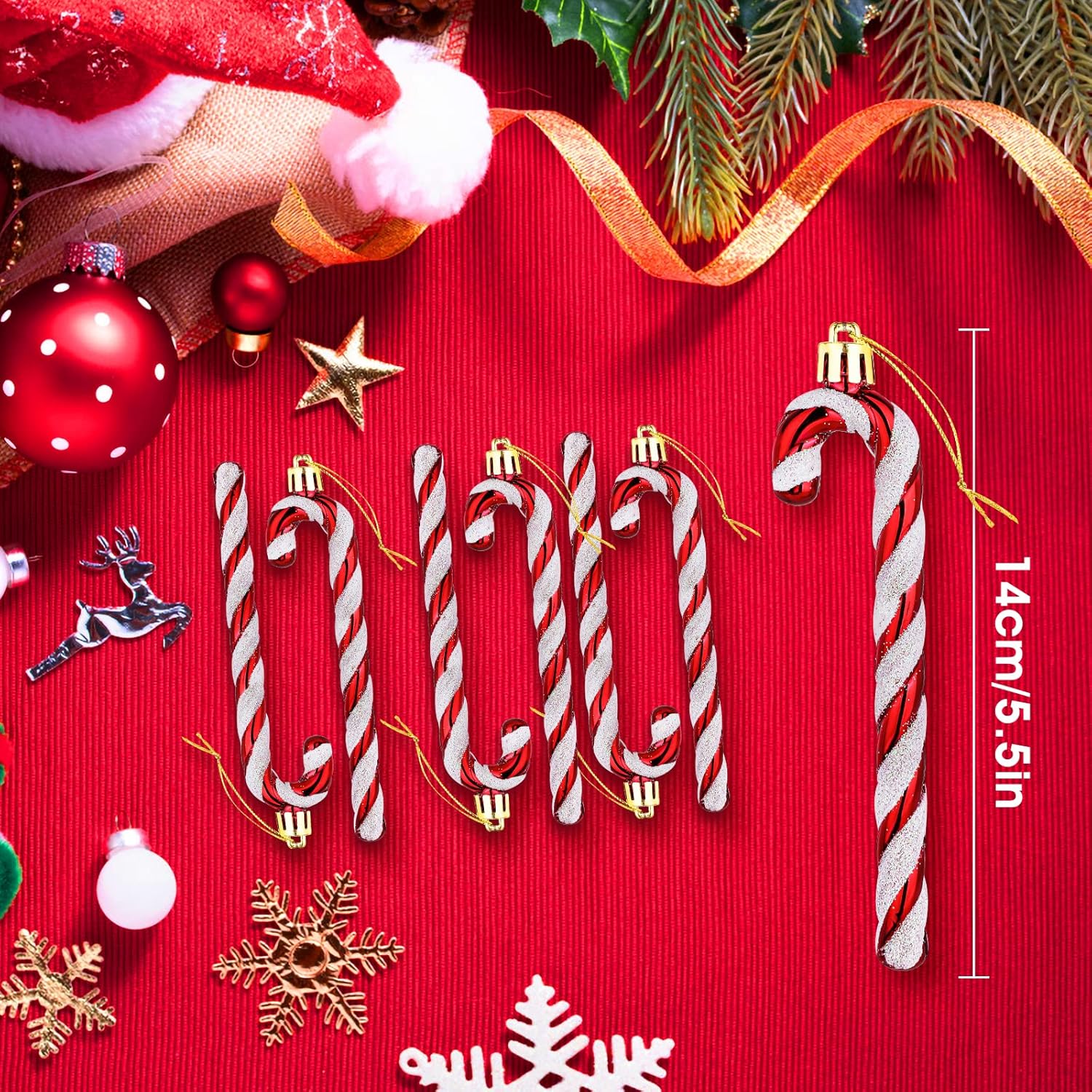 Світлодіодна гірлянда 3 м Льодяники для декору ∙ Гірлянда Льодяники 3 м теплий білий USB - мініатюра 4