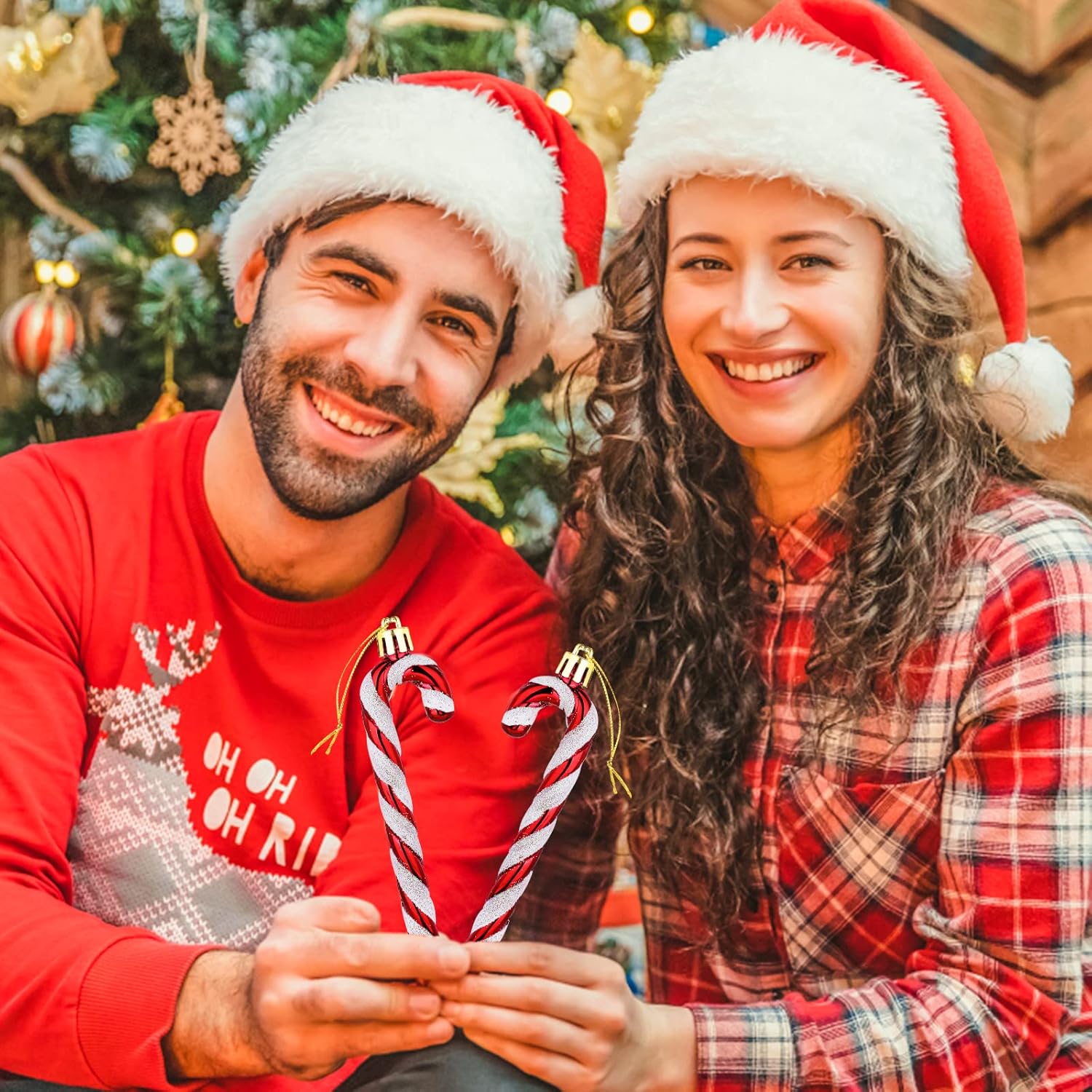 Світлодіодна гірлянда 3 м Льодяники для декору ∙ Гірлянда Льодяники 3 м теплий білий USB - мініатюра 9