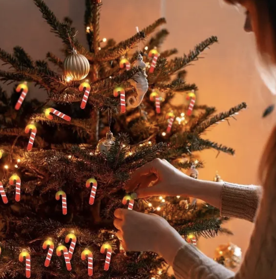 Світлодіодна гірлянда 3 м Льодяники для декору ∙ Гірлянда Льодяники 3 м теплий білий USB - мініатюра 12