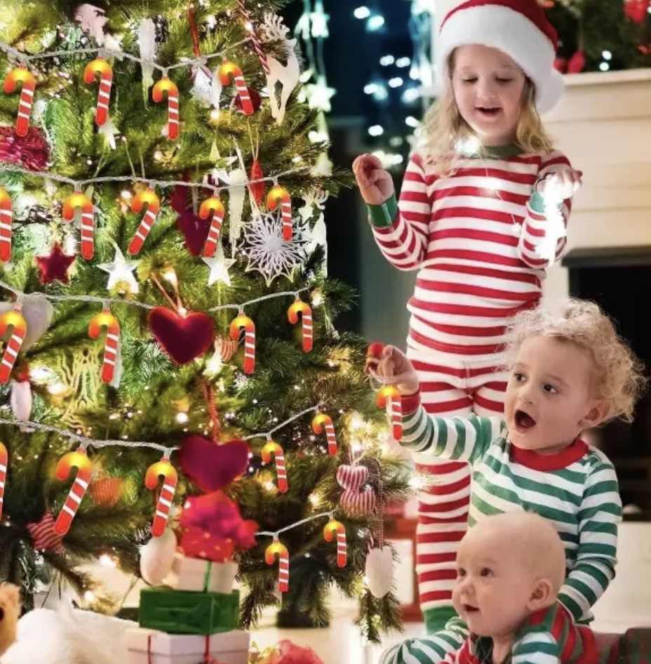 Світлодіодна гірлянда 3 м Льодяники для декору ∙ Гірлянда Льодяники 3 м теплий білий USB - мініатюра 13