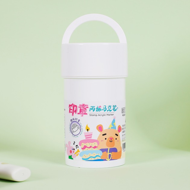 Акварельні маркери БІЛЕ — NEW 12 Water Color Pen 638-12 ∙ Набір маркерів WHITE Water Color Pen 638-24 — акварельні - мініатюра 2