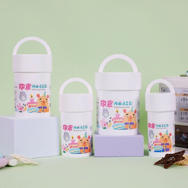 Акварельні маркери БІЛЕ — NEW 12 Water Color Pen 638-12 ∙ Набір маркерів WHITE Water Color Pen 638-24 — акварельні - мініатюра 4