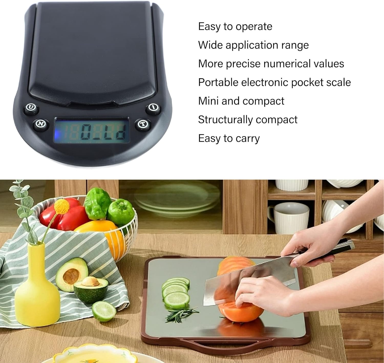 Точні ювелірні ваги P071 0.01 г для дрібних предметів - мініатюра 5