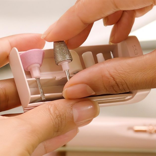 Фрезер домашній портативний для манікюру та педикюру Flawless Salon Nails - мініатюра 3