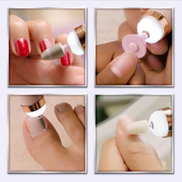 Фрезер домашній портативний для манікюру та педикюру Flawless Salon Nails - мініатюра 5