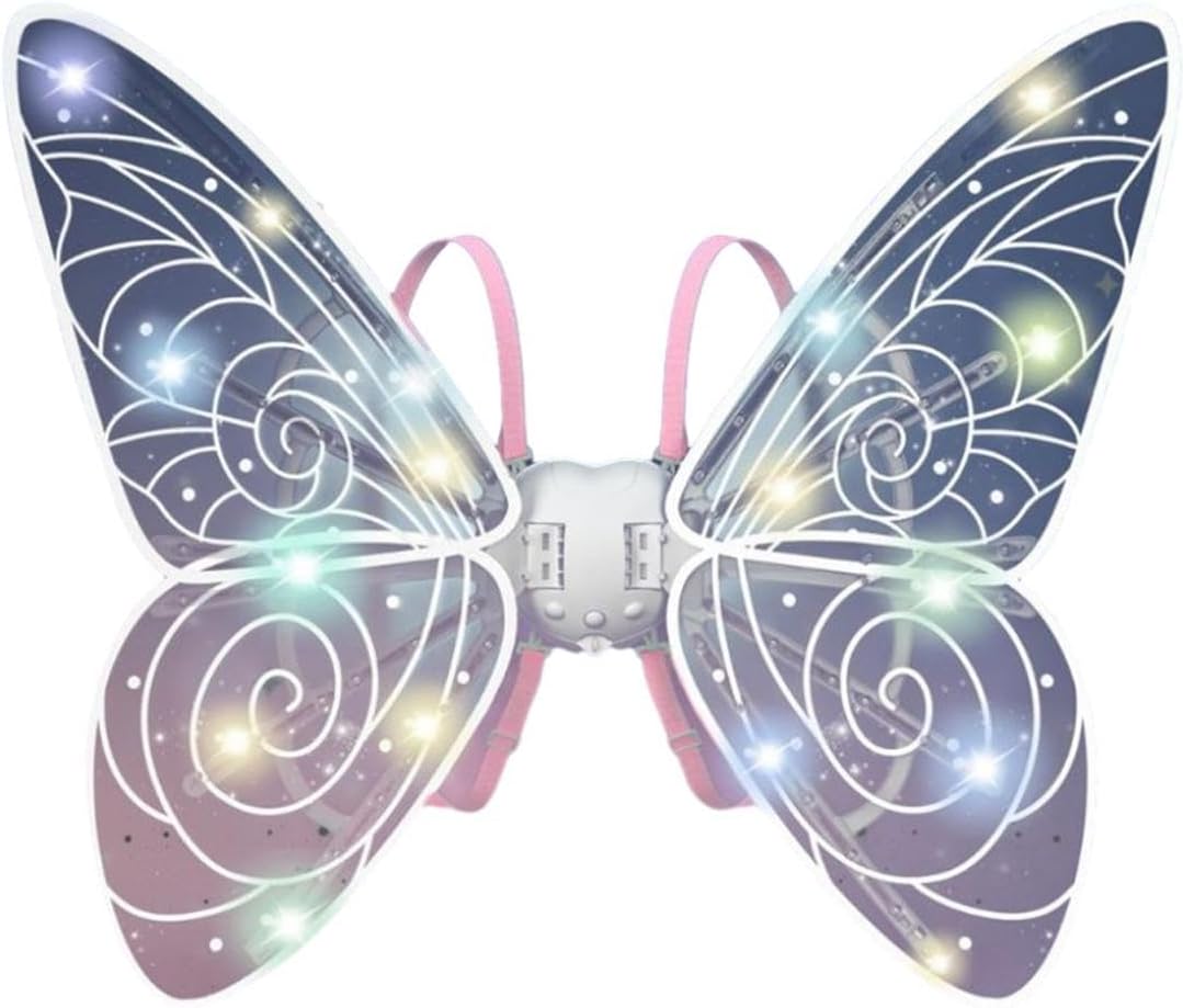 Крила феї Shadow Angel LED підсвічування та рухомий механізм ∙ Світлові LED-крила Shadow для створення чарівного образу феї