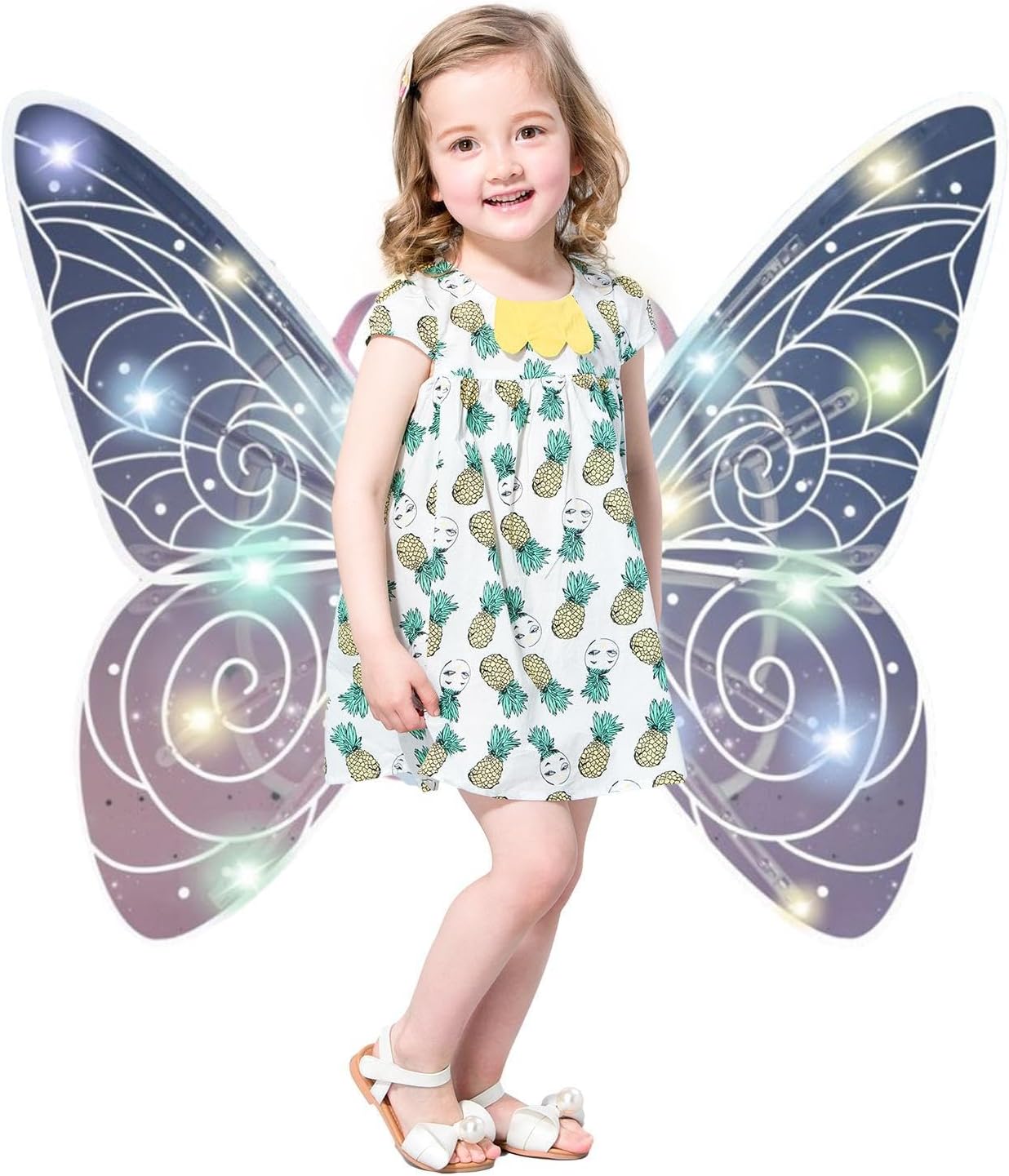 Крила феї Shadow Angel LED підсвічування та рухомий механізм ∙ Світлові LED-крила Shadow для створення чарівного образу феї - мініатюра 3