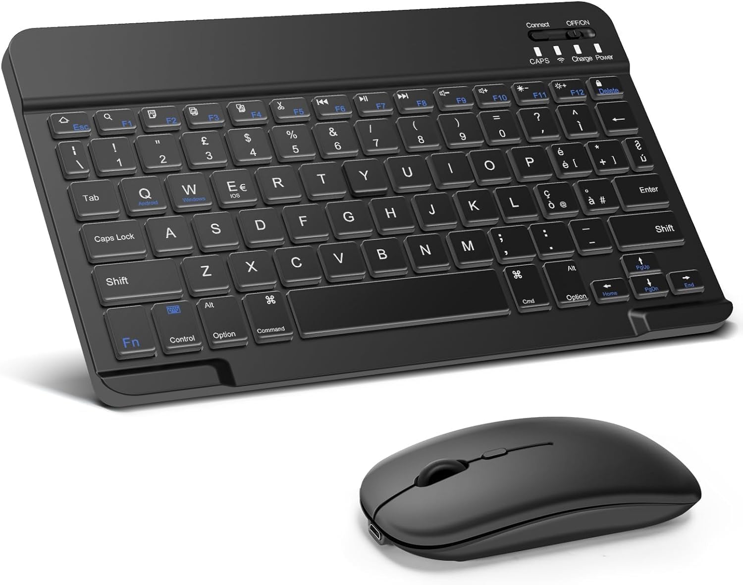 Бездротова клавіатура з мишкою для планшета XL-5370 для роботи та навчання ∙ Комплект Keyboard XL-5370 клавіатура + мишка Bluetooth з USB-приймачем