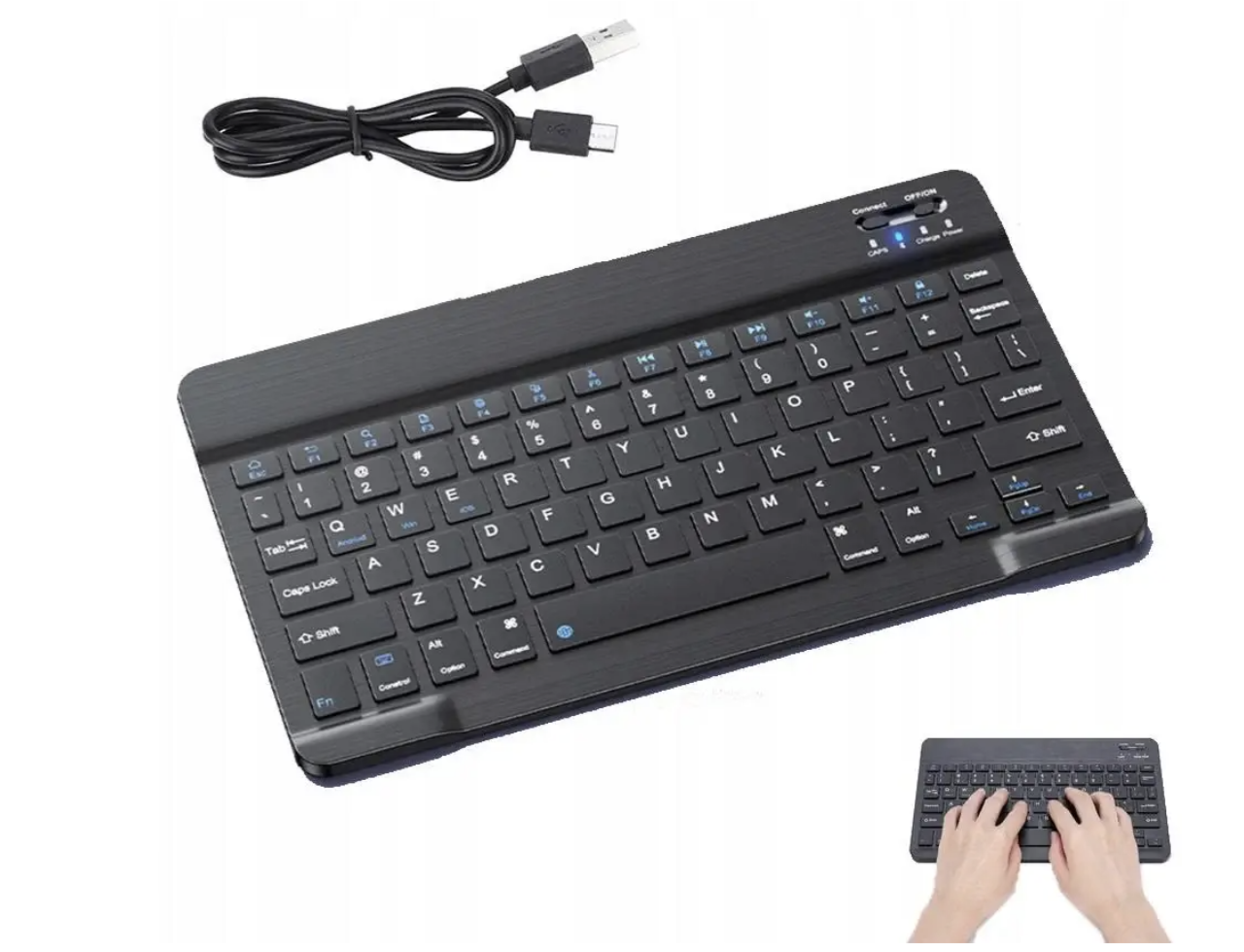 Бездротова клавіатура з мишкою для планшета XL-5370 для роботи та навчання ∙ Комплект Keyboard XL-5370 клавіатура + мишка Bluetooth з USB-приймачем - мініатюра 7