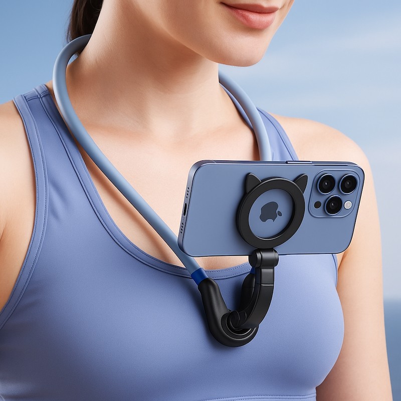 Тримач для телефону на шию без рук 5314 ∙ Зручний тримач смартфона hands-free 5314 - мініатюра 3