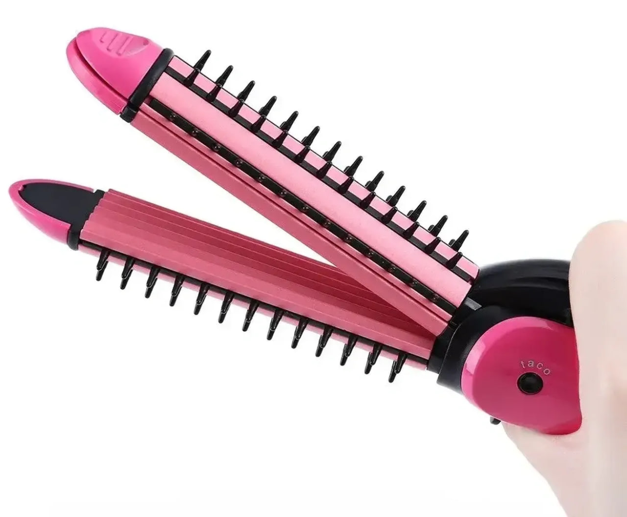 Багатофункціональні трійні щипці-утюжок 3 в 1 MS-4906 25W для укладки волосся ∙ Щипці MS-4906 3в1 для щоденного створення образу - мініатюра 5