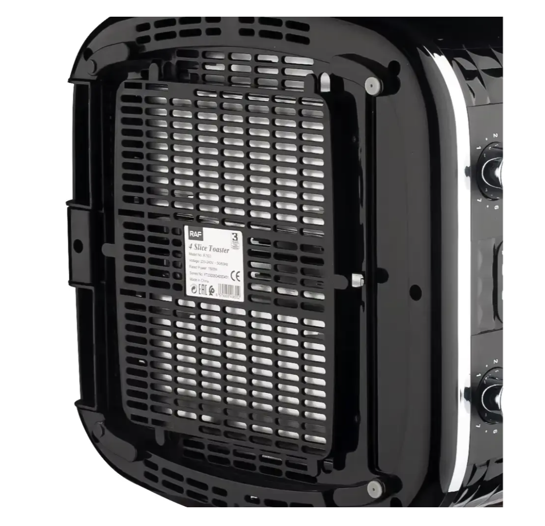 Тостер 4 скибочки 1500Вт R-503 з 6 рівнями підсмажування ∙ Електричний автоматичний тостер на 4 відділення R-503 - мініатюра 4