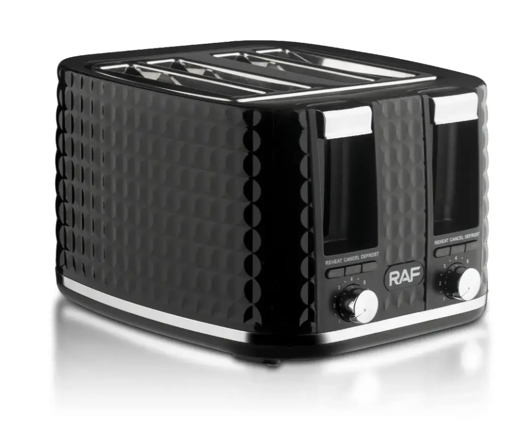 Тостер 4 скибочки 1500Вт R-503 з 6 рівнями підсмажування ∙ Електричний автоматичний тостер на 4 відділення R-503 - мініатюра 6
