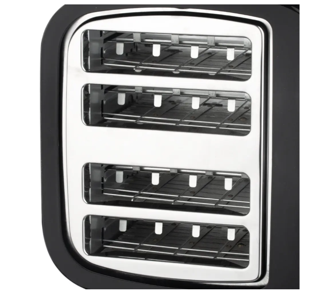 Тостер 4 скибочки 1500Вт R-503 з 6 рівнями підсмажування ∙ Електричний автоматичний тостер на 4 відділення R-503 - мініатюра 8