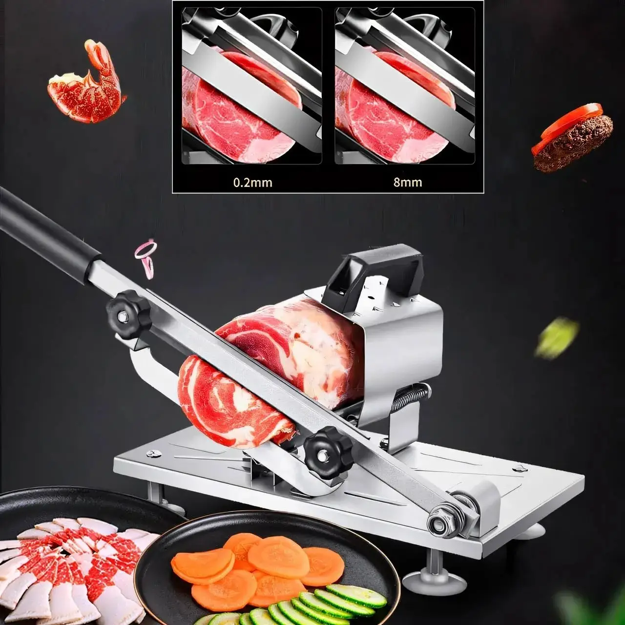 Слайсер для тонкої нарізки м’яса LY-619 для дому ∙ Ломтерізка для м’ясних виробів LY-619 - мініатюра 7