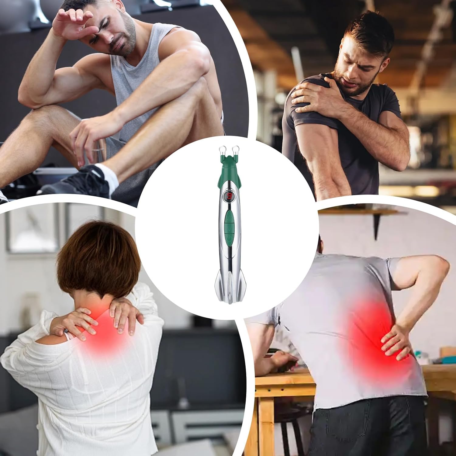 Портативний електронний масажер Elite Massage Rocket ∙ Ручний імпульсний масажер Elite Massage Rocket для зняття болю - мініатюра 9