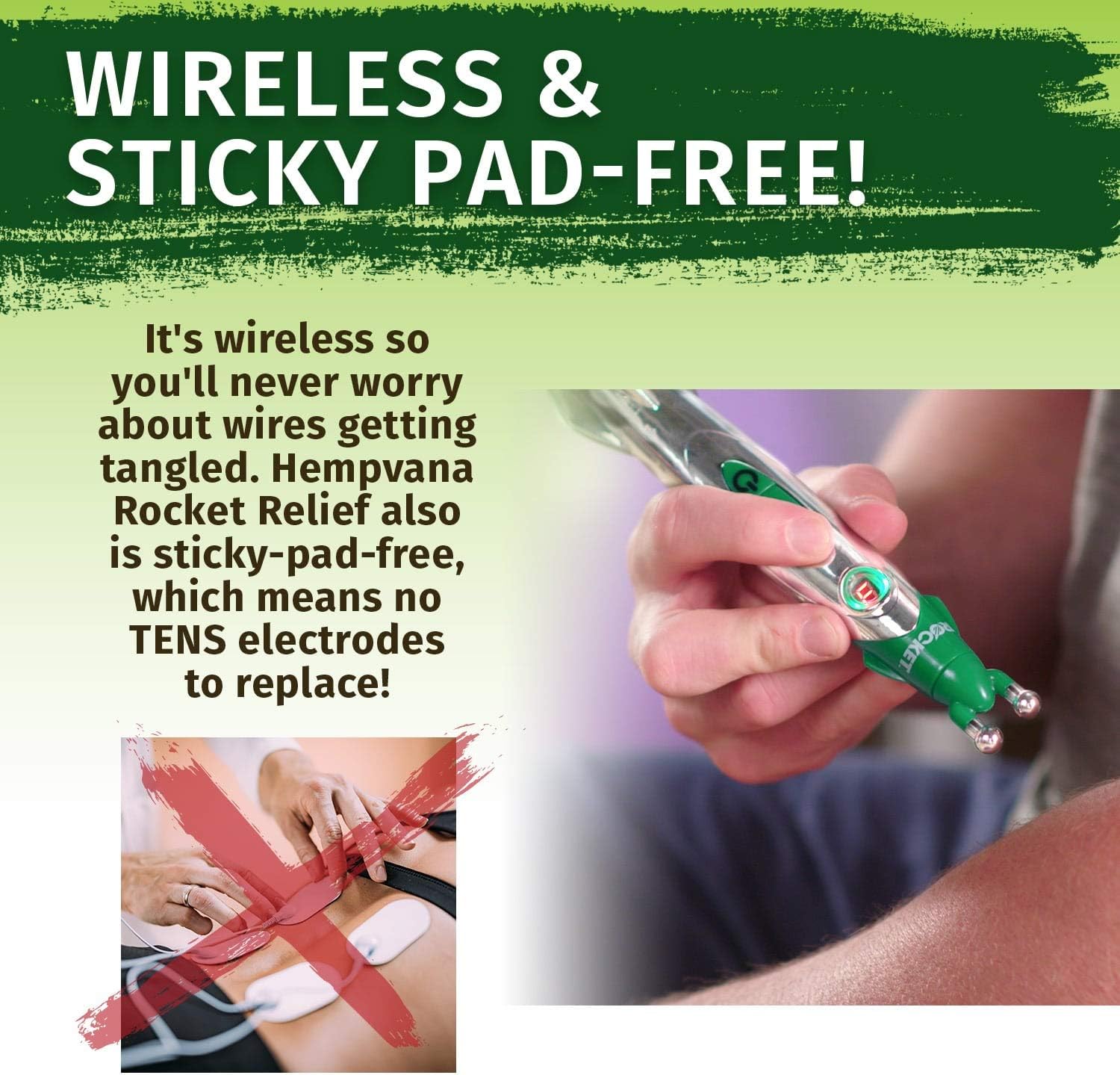 Портативний електронний масажер Elite Massage Rocket ∙ Ручний імпульсний масажер Elite Massage Rocket для зняття болю - мініатюра 10