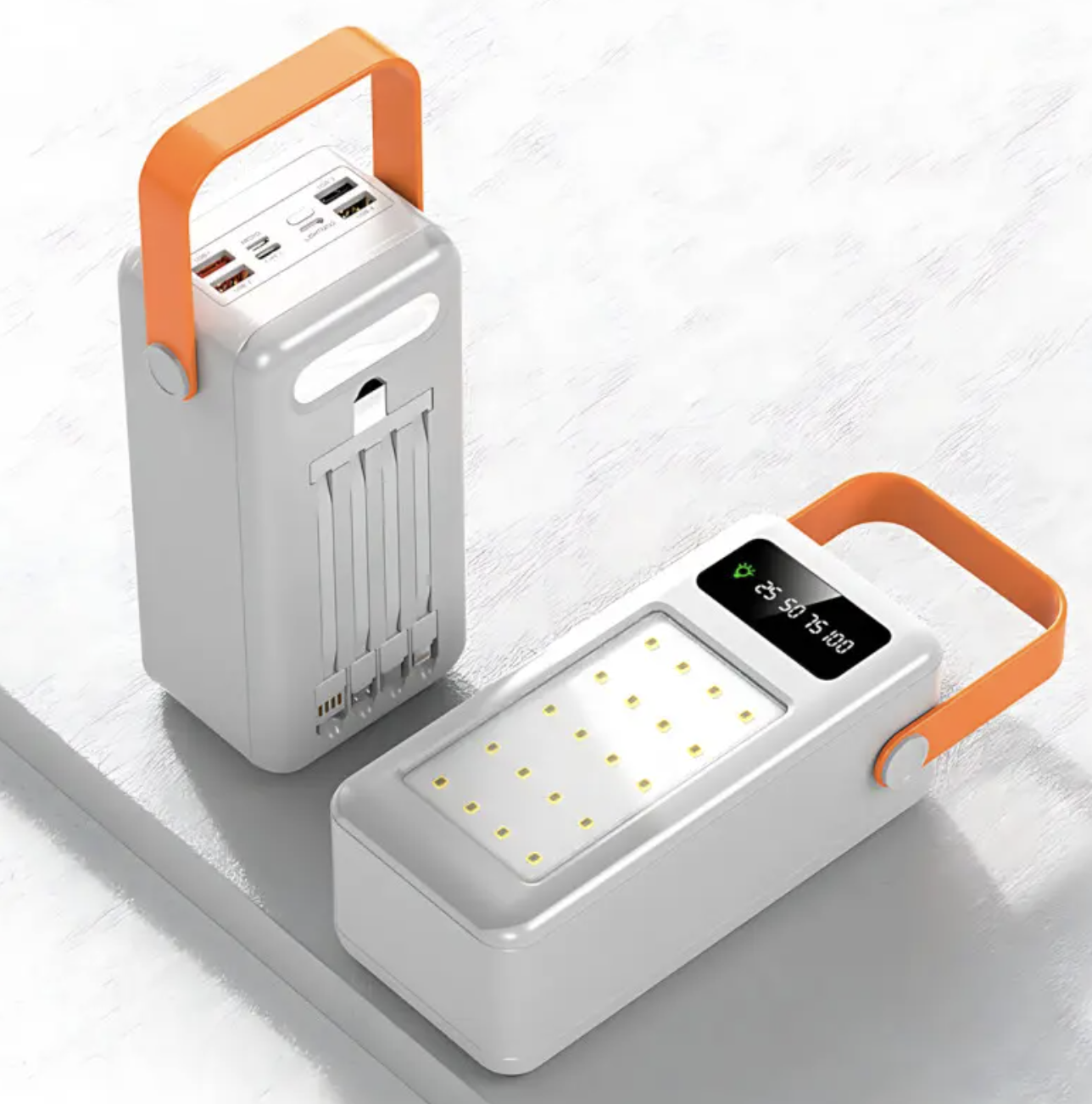 Портативний зовнішній акумулятор YM-640 CX з високою ємністю ∙ Power Bank із сонячною панеллю 160000 mAh YM-640 CX - мініатюра 6