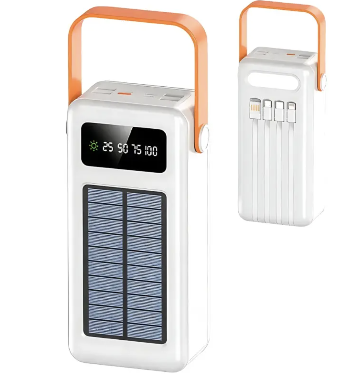 Портативний зовнішній акумулятор YM-640 CX з високою ємністю ∙ Power Bank із сонячною панеллю 160000 mAh YM-640 CX - мініатюра 7