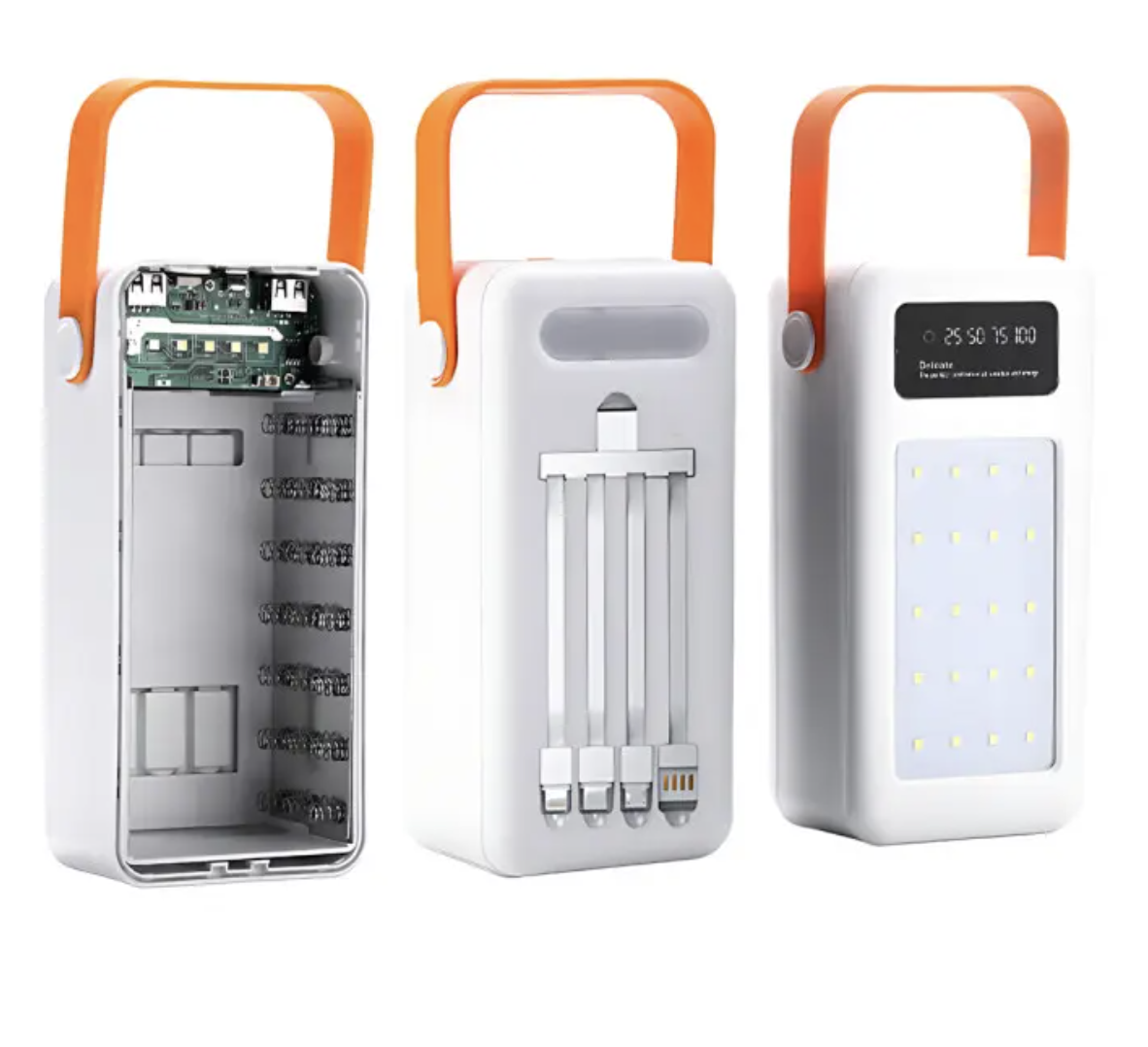 Портативний зовнішній акумулятор YM-640 CX з високою ємністю ∙ Power Bank із сонячною панеллю 160000 mAh YM-640 CX - мініатюра 11