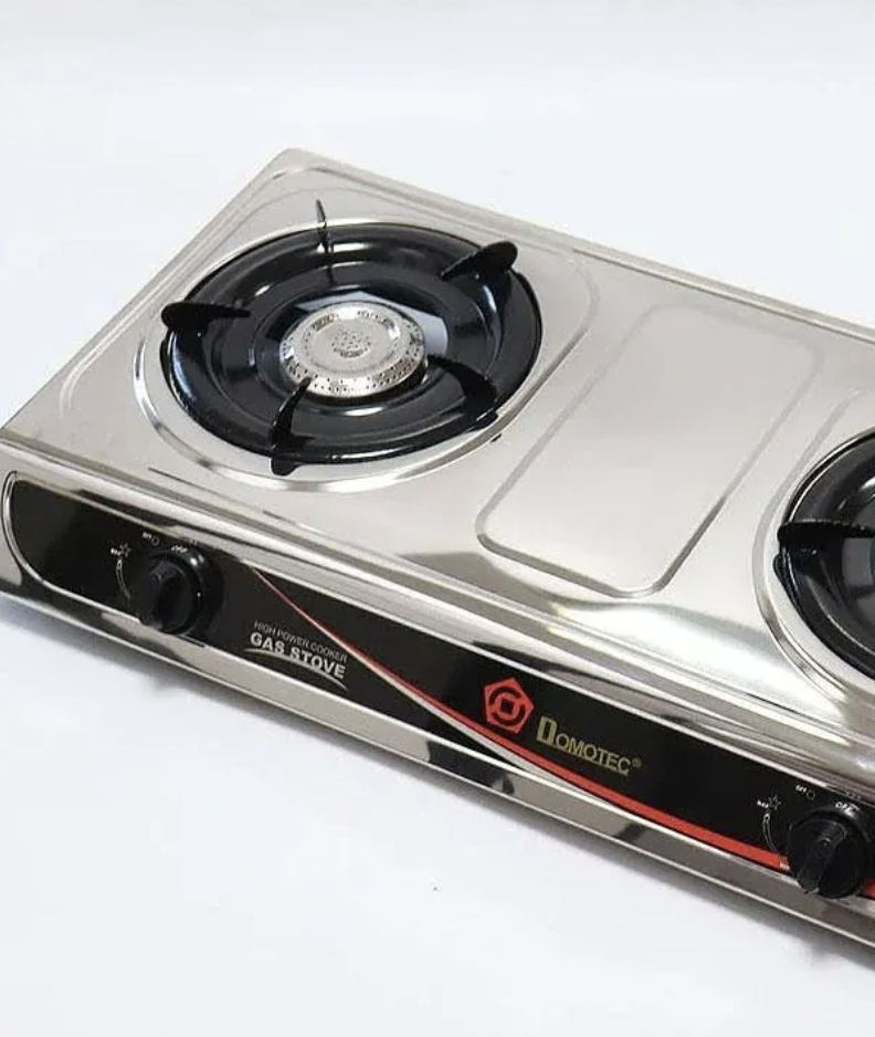 Настільна плита двоконфоркова MS 6606 з нержавіючої сталі ∙ Газова плита MS-6606 на 2 конфорки - мініатюра 3