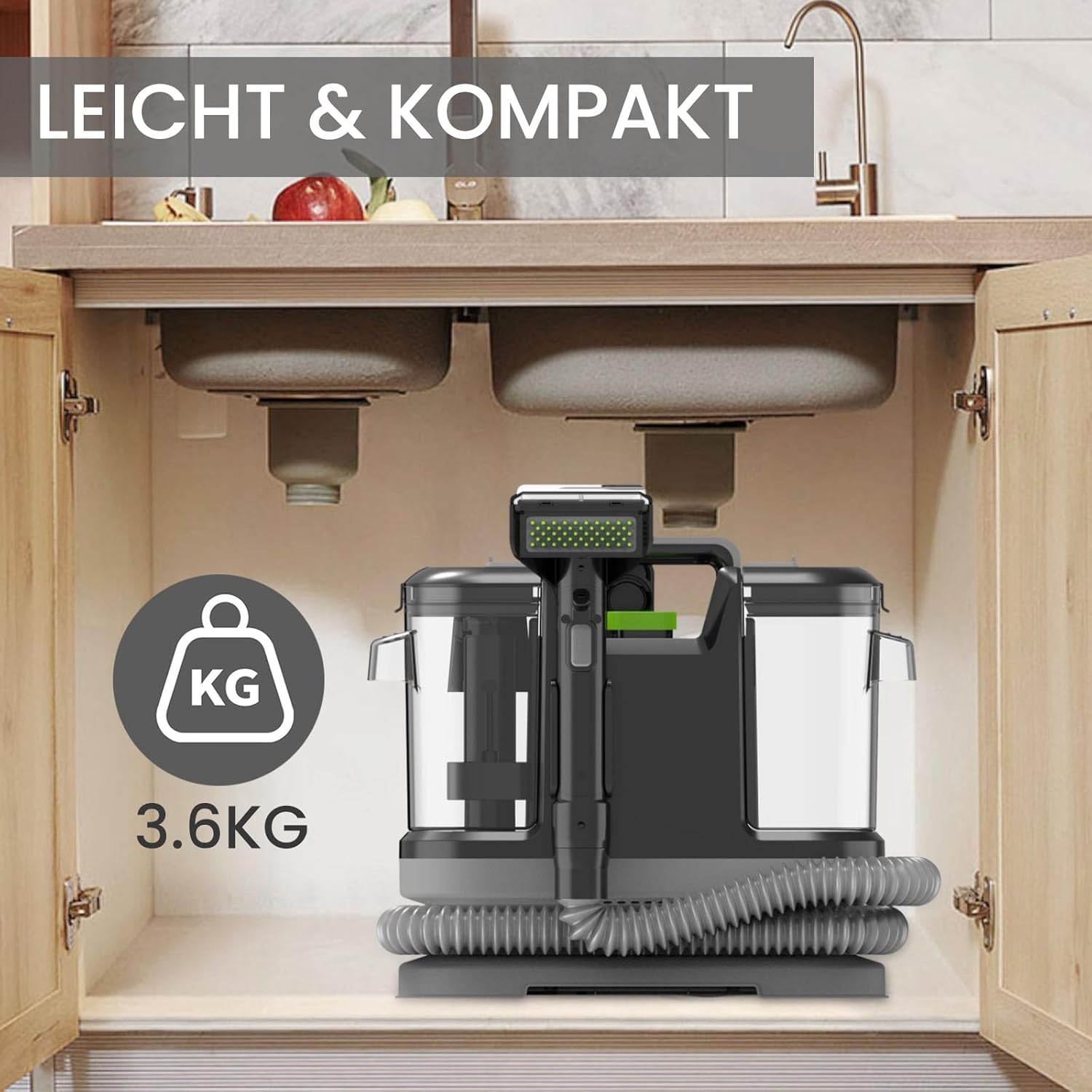 Моющий пылесос пятновыводитель Germatic M-332-B ∙ Пылесос пятновыводитель для ковров Germatic M-332-B - мініатюра 2