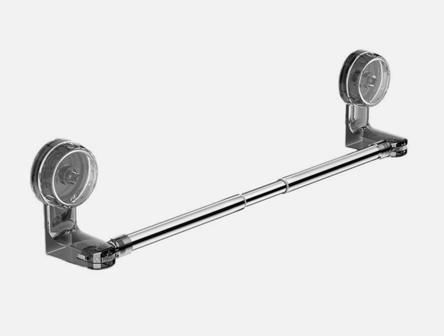 Телескопічна вішалка для рушників та предметів ∙ Вішалка-полиця на присосках - мініатюра 7