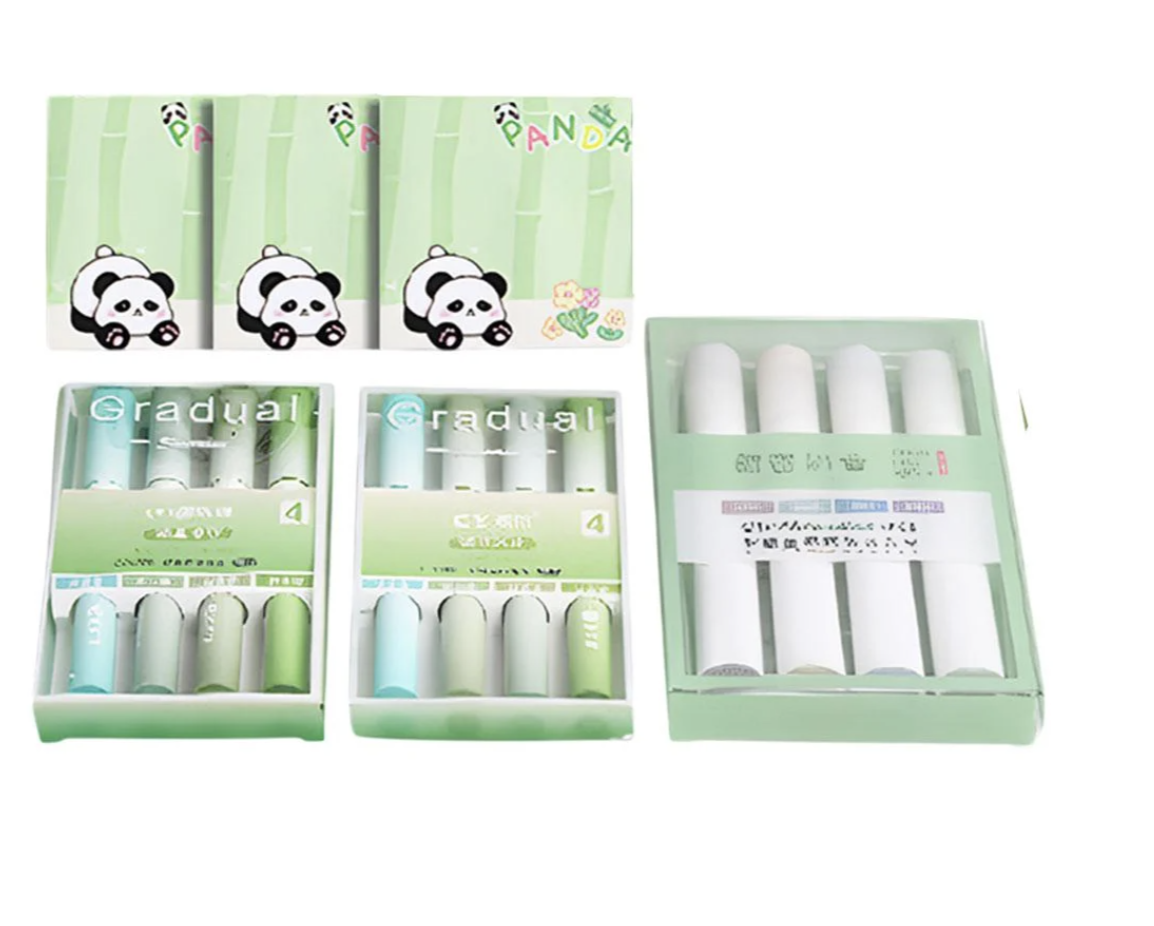 Канцелярський набір Панда 55 предметів у кейсі з кодовим замком ∙ Великий набір канцелярії у чемодані Панда 55 в 1 - мініатюра 4