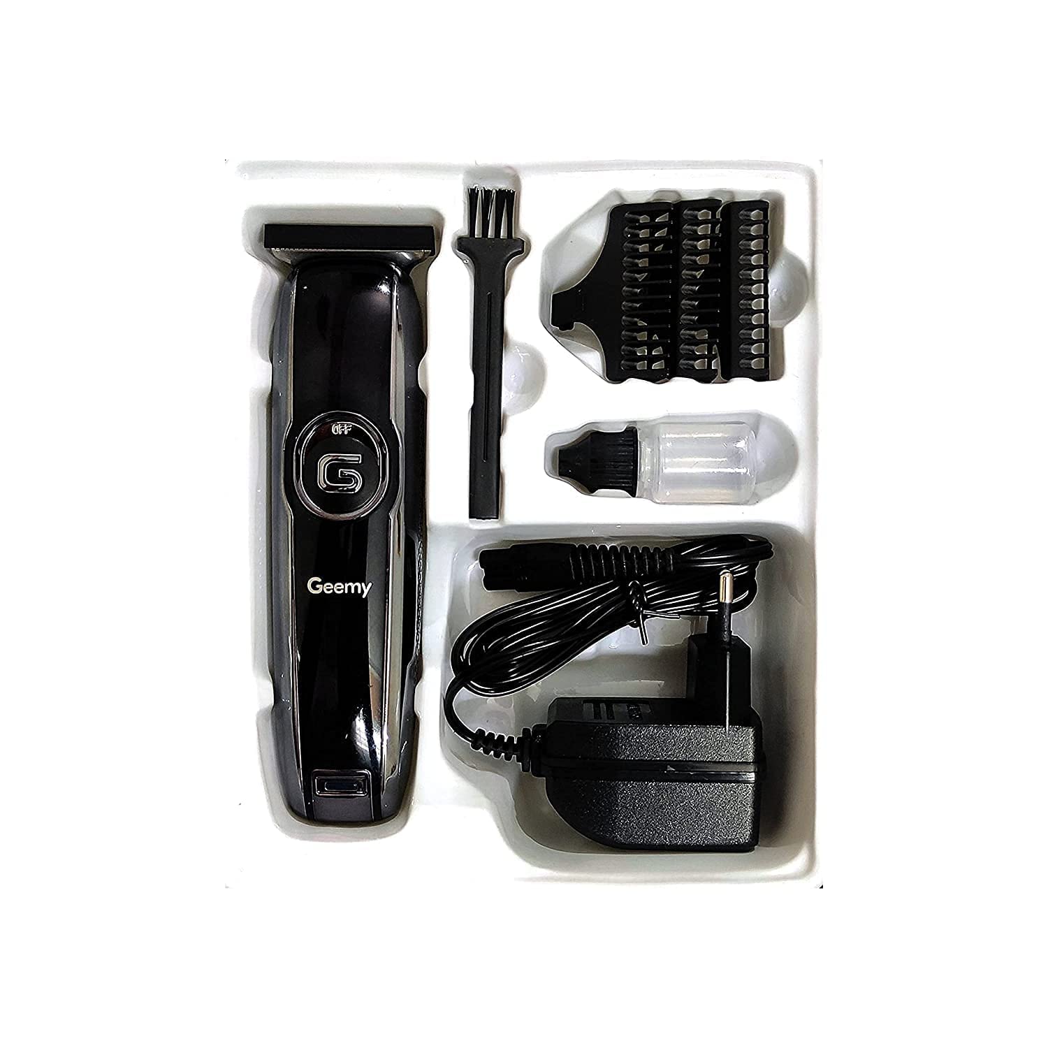 Машинка для стрижки бездротова Gemei GM-6050 стрижка бездротова ∙ Акумуляторна машинка GM-6050 для стрижки волосся - мініатюра 4