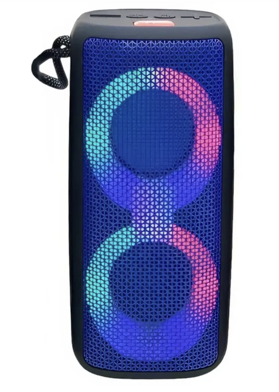 Портативна колонка MB-041 9150 Bluetooth з підсвічуванням∙ Колонка бездротова NB 041 з підсвічуванням і світловою музикою LED