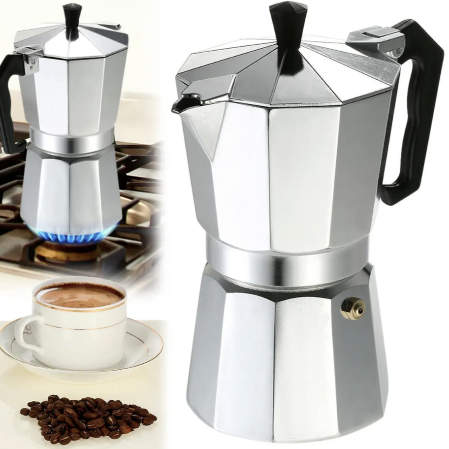 Гейзерна кавоварка UNIQUE UN-1913 на 9 порцій ∙ Гейзер UNIQUE UN-1913 для дому 405 мл - мініатюра 9