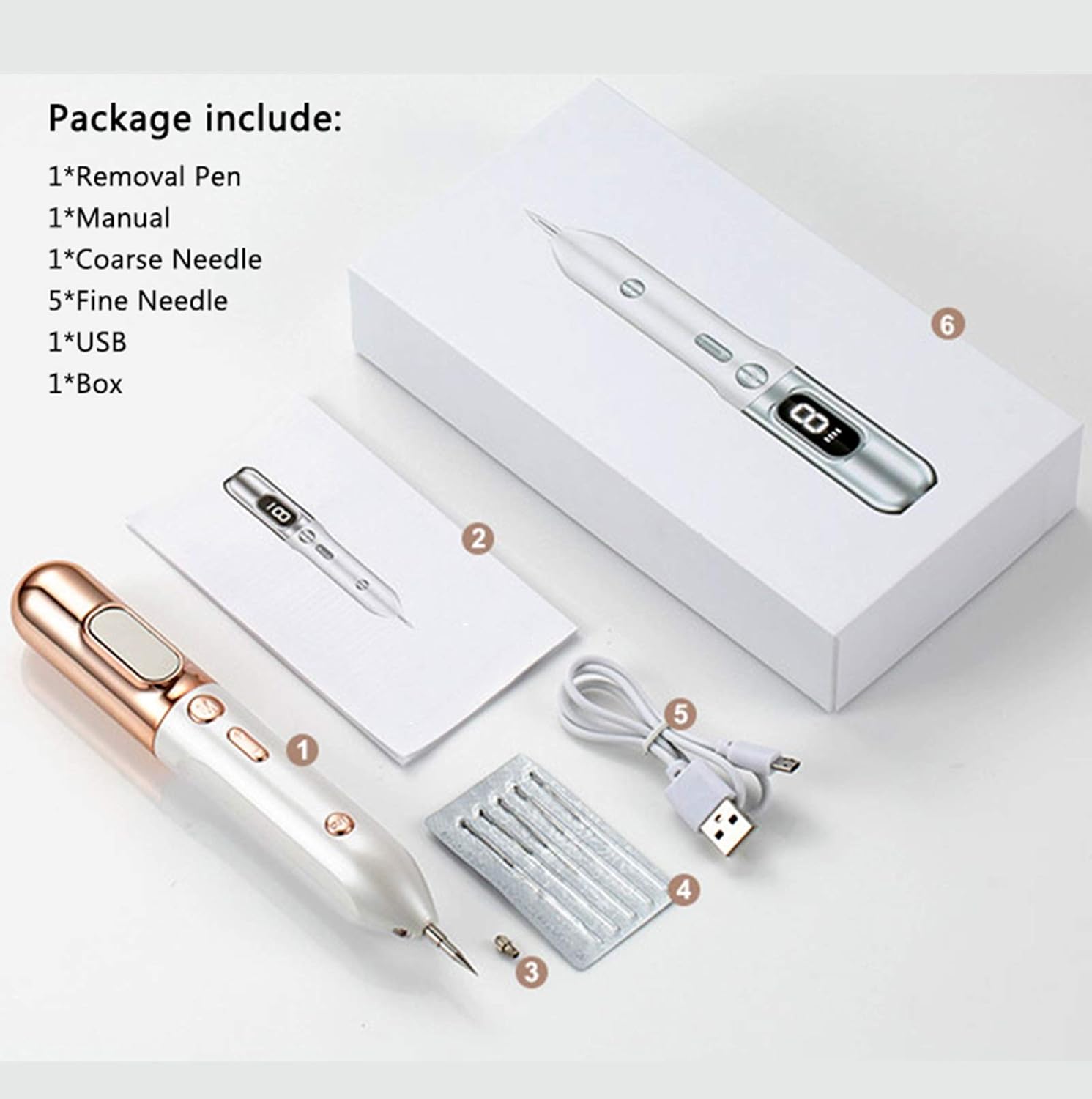 Лазерна косметична ручка LY-1368 для обличчя ∙ Плазмова лазерна ручка LY-1368 - мініатюра 3