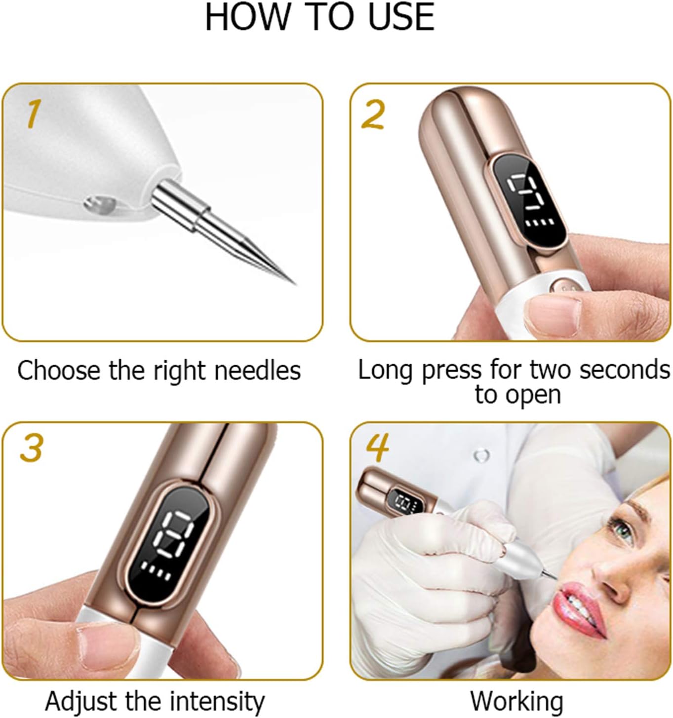 Лазерна косметична ручка LY-1368 для обличчя ∙ Плазмова лазерна ручка LY-1368 - мініатюра 5