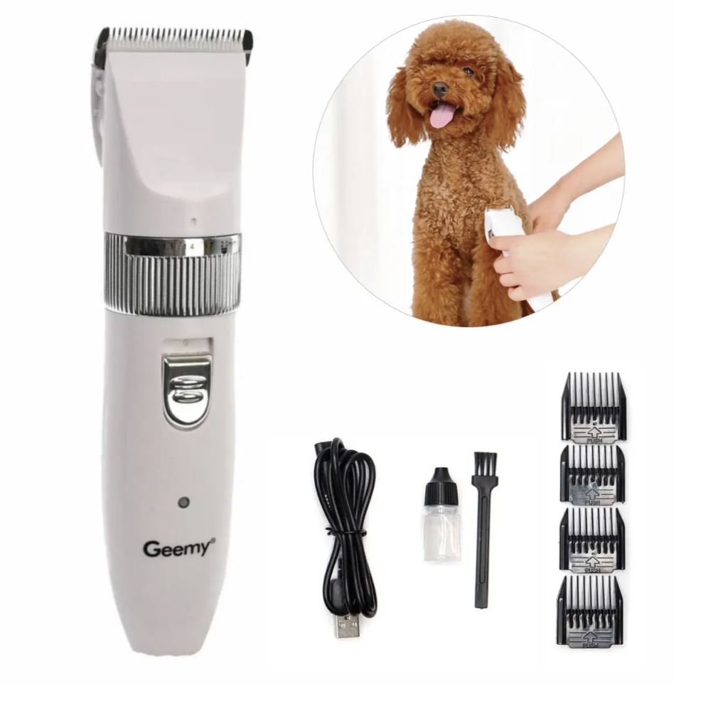 Машинка для стрижки тварин GEMEI GM-634 Pet ∙ Професійний грумер GM-634 Pet з керамічними ножами - мініатюра 4