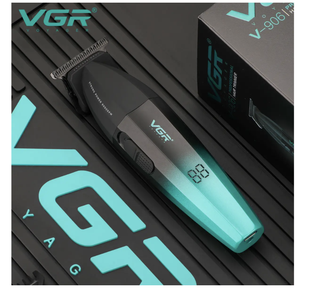 Професійний тример VGR V-906 з Т-подібним ножовим блоком і потужним мотором ∙ Машинка для стрижки VGR V-906 - мініатюра 3