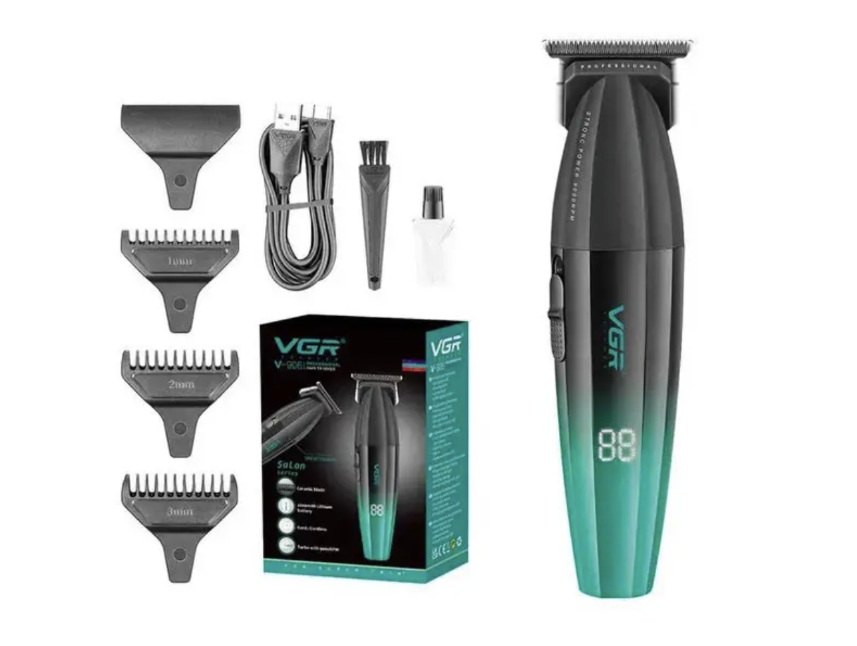 Професійний тример VGR V-906 з Т-подібним ножовим блоком і потужним мотором ∙ Машинка для стрижки VGR V-906 - мініатюра 6