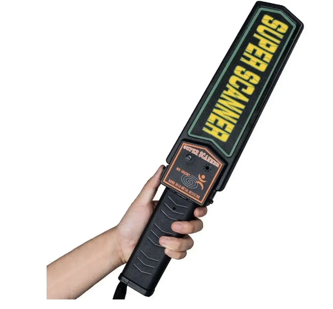 Ручний металодетектор Super Scanner 1568 ∙ Ручний сканер безпеки Super Scanner