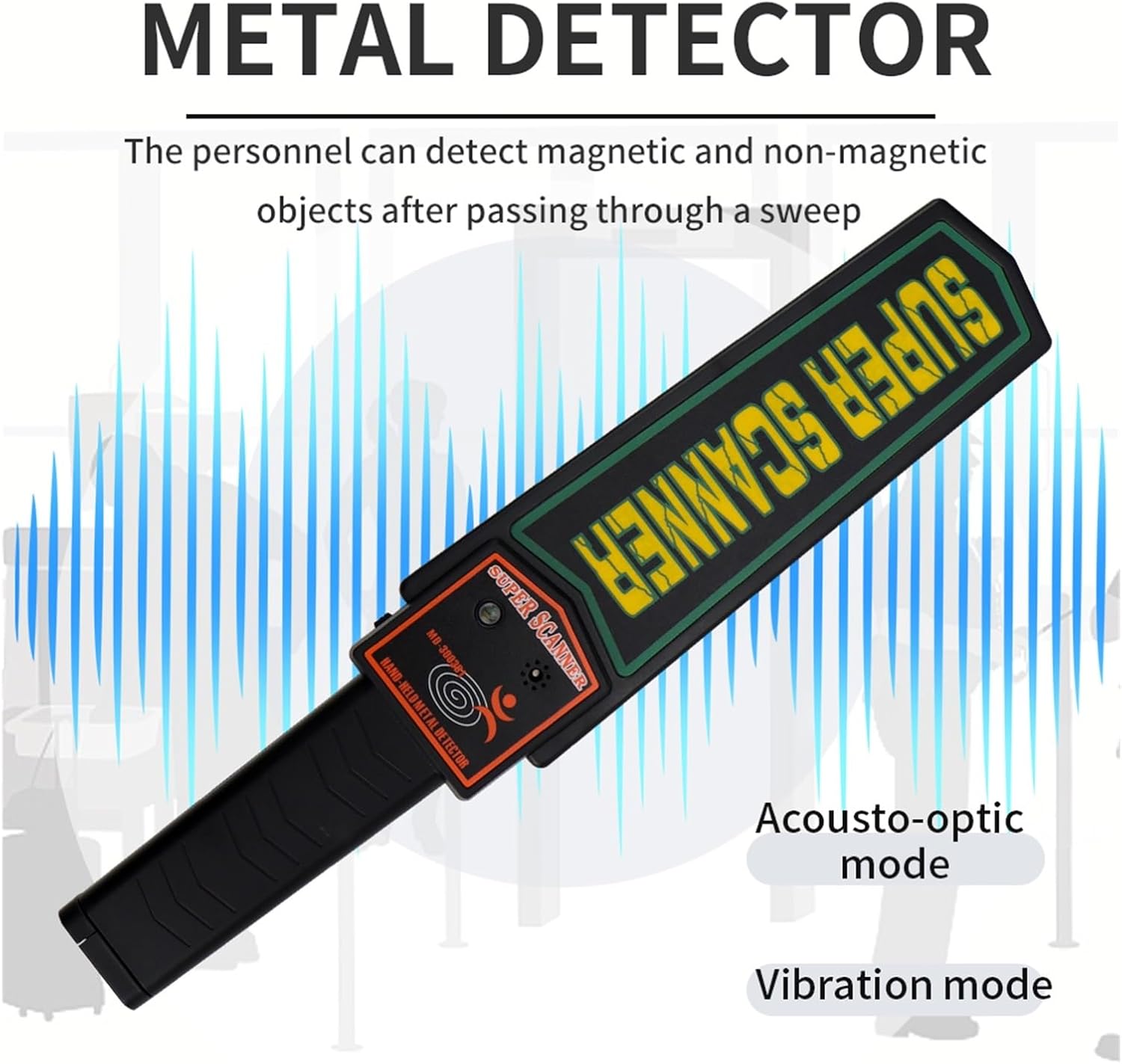 Ручний металодетектор Super Scanner 1568 ∙ Ручний сканер безпеки Super Scanner - мініатюра 6